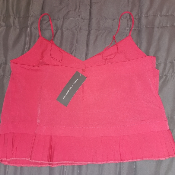 NWT FCUK cropped pleated cami - Picture 3 of 3